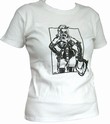 Domina - White - Girl Shirt Modell: BON0016White-Girl