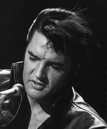 Elvis Presley - Singing/Lederjacke