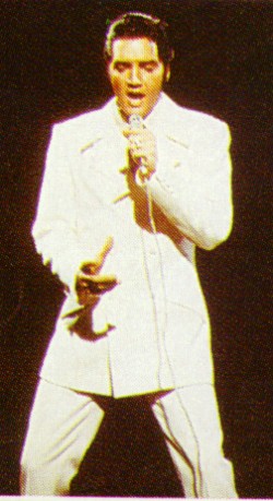 Elvis Presley - Singing, White Suit